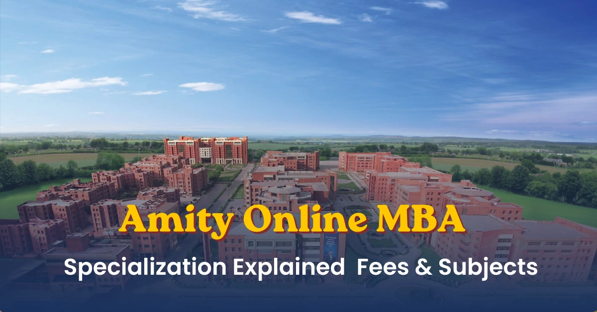 Amity Online MBA Specialization